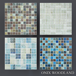 Modern Tile Mosaic Wall and Floor Tile 3d model