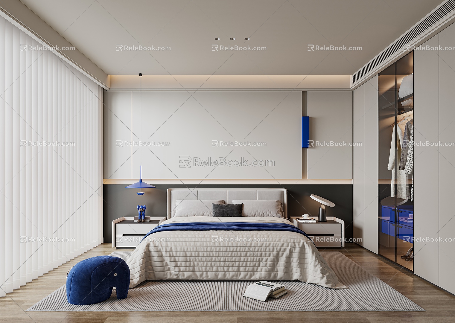 Modern Bedroom 3d model