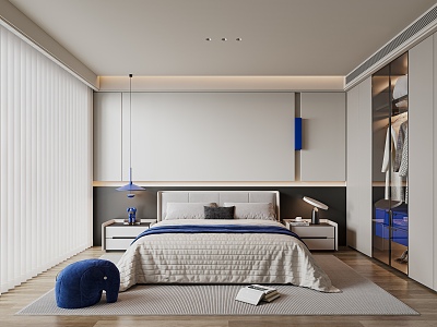 Modern Bedroom 3d model