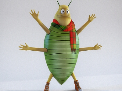 Beetle Toy 3d model