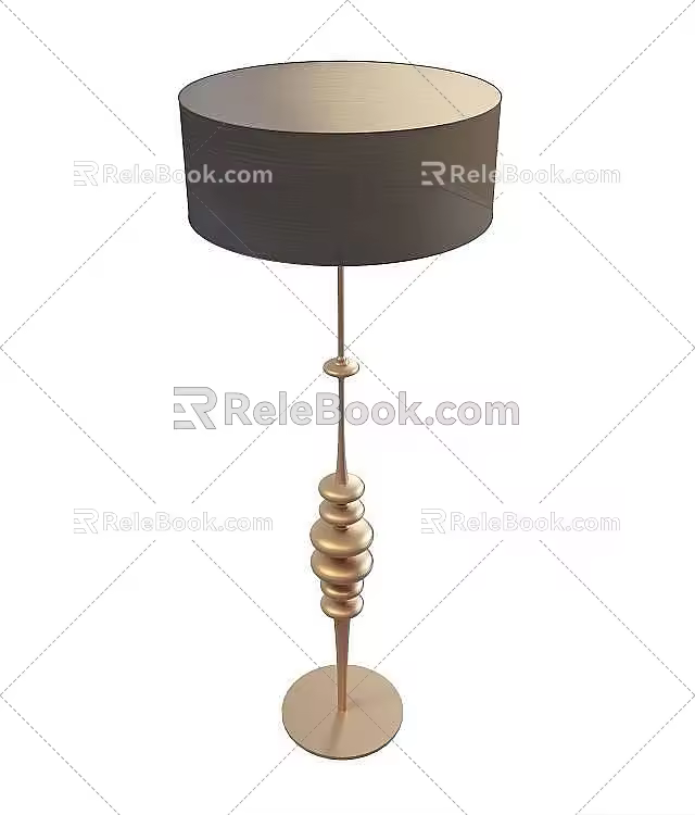 European floor lamp 3d model