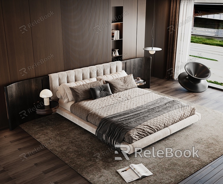 Modern Double Bed model