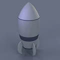 Colorful 3D Cartoon Spacecraft And Rocket Models With Various Designs