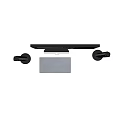 Home Theater Speaker System With HD TV And Floor Standing Speakers Setup