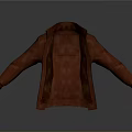 Red Casual Coat For Daily Use With Open Front And Soft Material Design