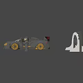 Lego Racing 3d model