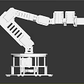 Modern Robot Arm Mechanical Arm Robot Arm Robot Head 3d model