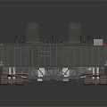 Large Tracked Military Vehicle With Heavy Duty Roof Equipment Platform And Structures