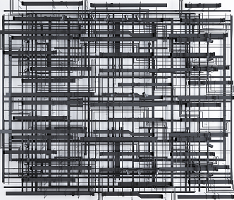 Industrial LOFT Pipe Line Trunking Pipe 3d model