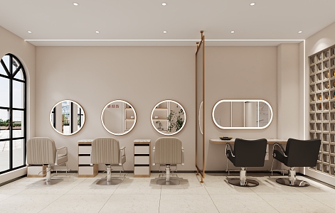 Modern Barber Shop Beauty Salon Barber Shop 3d model