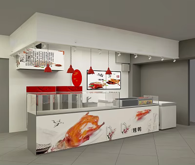 Modern Roast Duck Restaurant Roast Duck 3d model Modern Roast Duck Restaurant Roast Duck 3d model