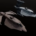 Two Modern Military Fighter Jets With Sleek Aerodynamic Design And Distinct Finishes
