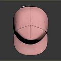 Pink Baseball Cap For Daily Wear With Casual Style And Soft Material