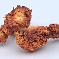 Crispy Golden Fried Chicken Drumsticks With Juicy Tender Meat And Crunchy Appetizing Coating