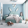 Modern Children's Room Cute Children's Room Indoor 3d model