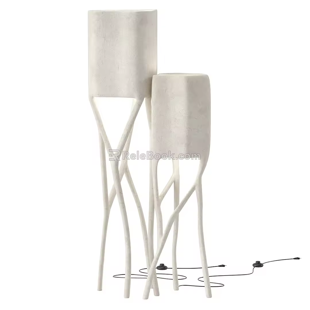 Floor lamp Table lamp 3d model