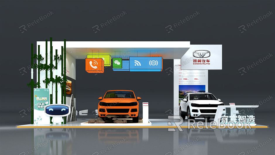 Modern Exhibition Booth Standard Exhibition Special Booth model