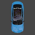 Blue BMW Sports Coupe With Sleek Exterior Design And Black Alloy Wheels
