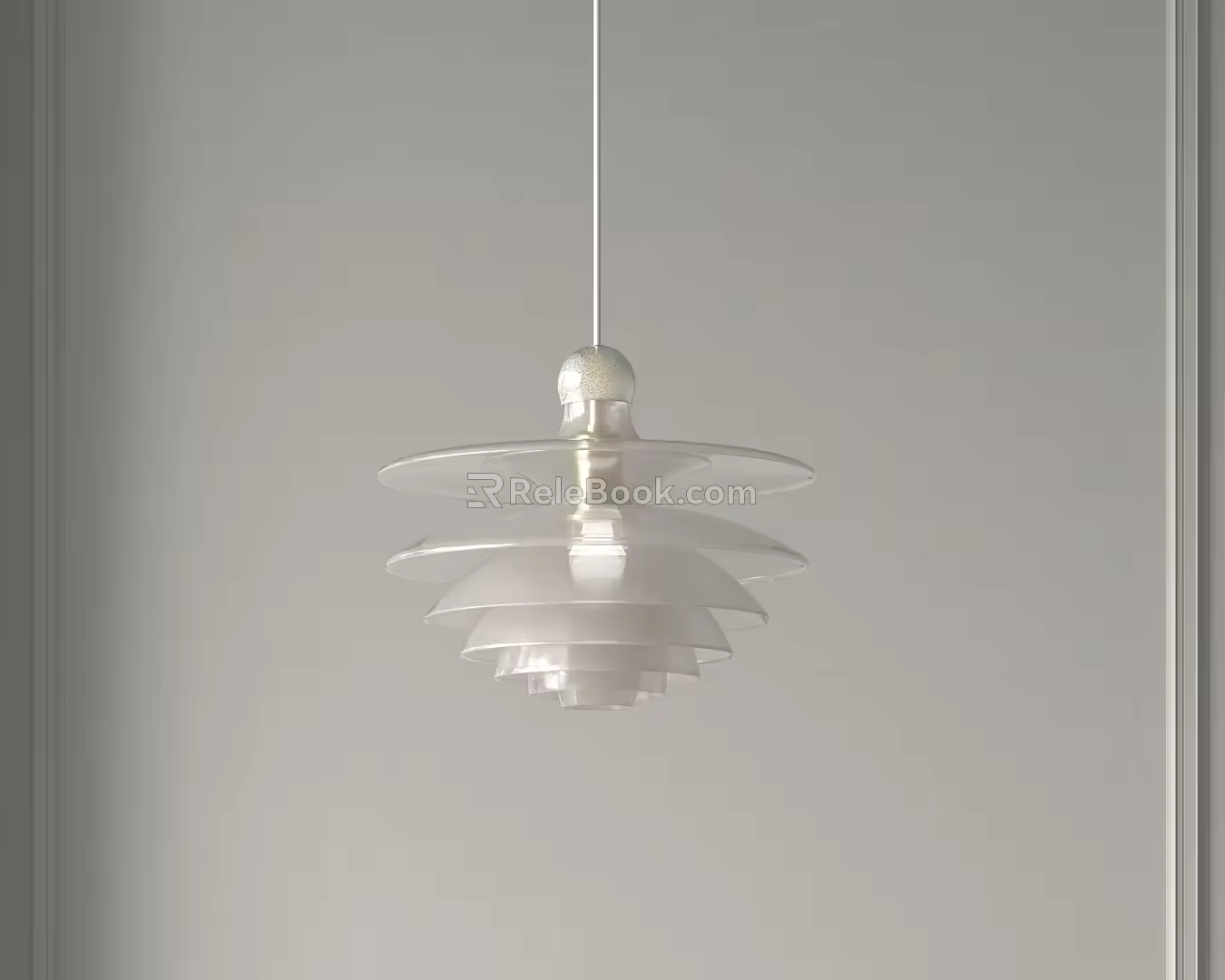 Modern chandelier 3d model