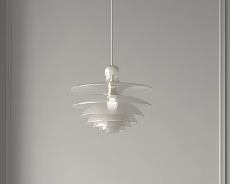 Modern chandelier 3d model