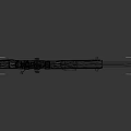 Camouflage Sniper Rifle With High Power Scope Military Style Design For Precision Shooting