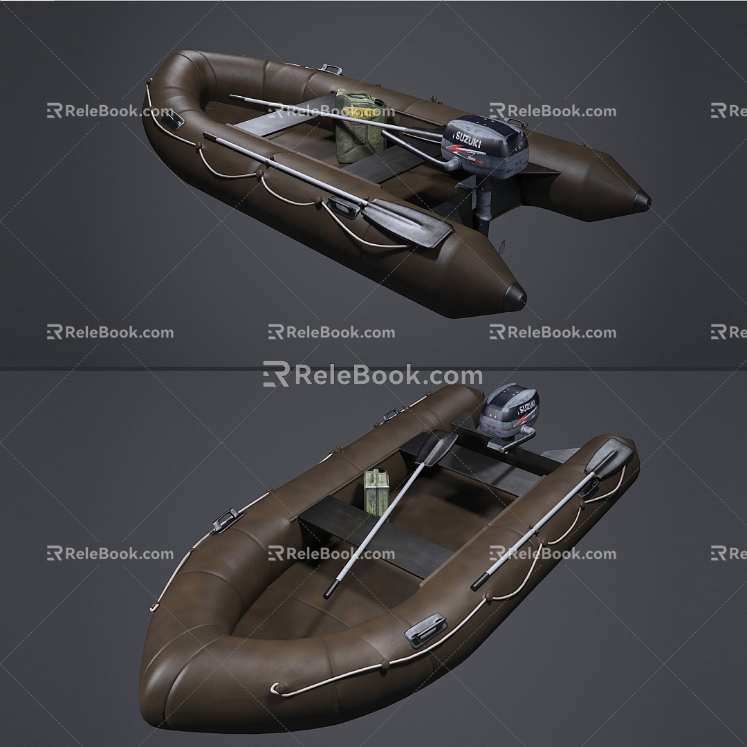 Modern Speedboat 3d model