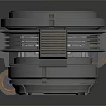 Industrial Mechanical Components With Metal Bolts Cylindrical Bearings And Gear Assemblies