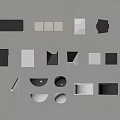 Modern Wall Lights With Various Contemporary Designs And Black White Gray Finishes