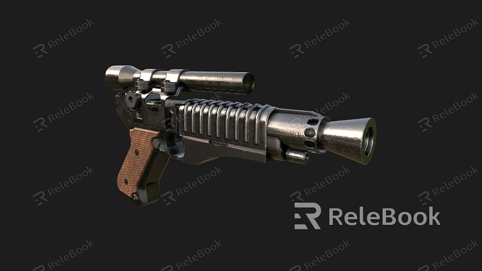 Heavy blasting pistol model