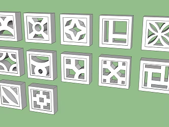 lawn brick 3d model