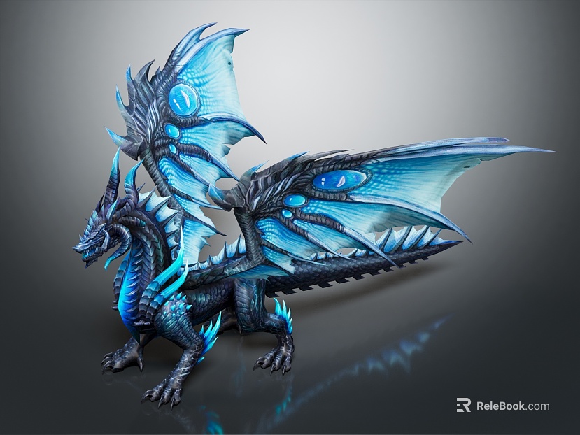 Cartoon dragon dragon machine dinosaur texture