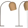 Modern Table Lamp Metal Floor Table Lamp Floor Lamp Fishing Lamp 3d model