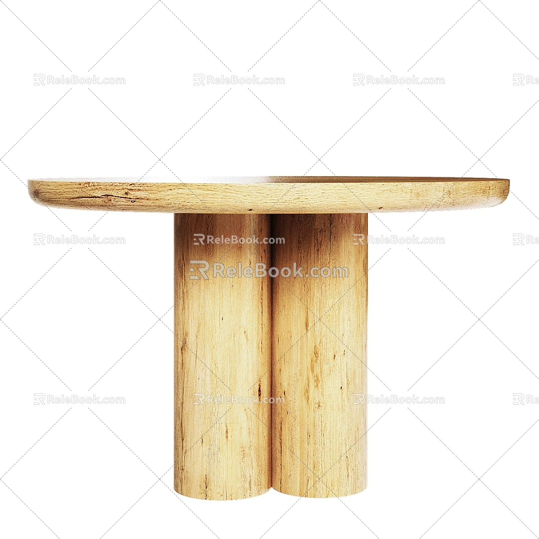 Nordic Simple Coffee Table 3d model