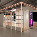 Modern Jewelry Store Interior Design With Stylish Display Cases And Glass Shelves