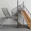 Modern Stairs 3d model