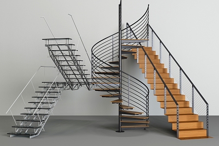 Modern Stairs 3d model