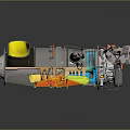 modern jet engine aircraft engine supersonic aircraft engine supersonic engine 3d model