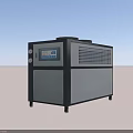Industrial Grade Chiller Equipment With Digital Display Control Panel And Heat Dissipation Grille