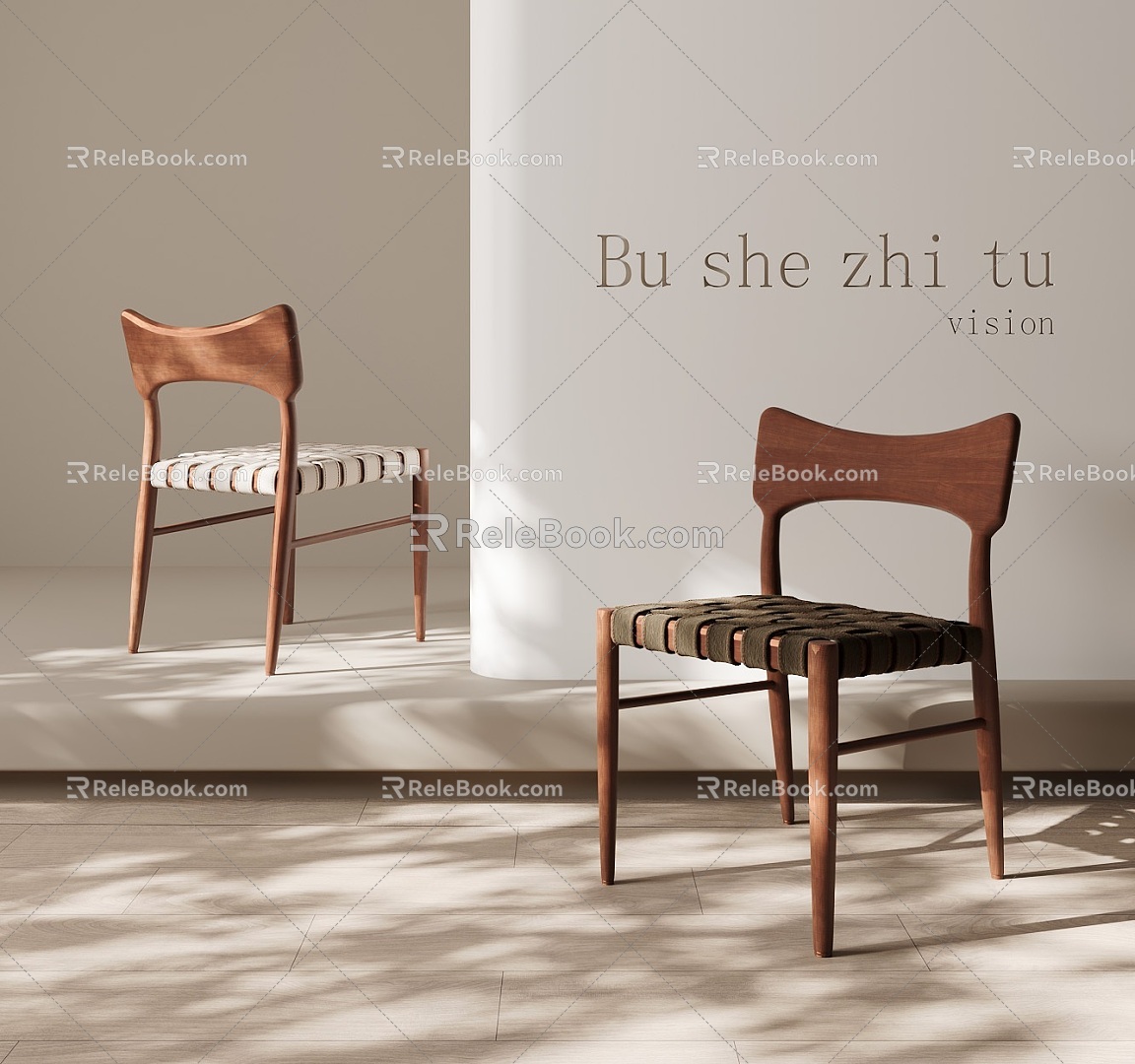 Modern single chair leisure chair 3d model