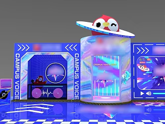 Mei Chen Duitou Space Flash Roadshow 3d model