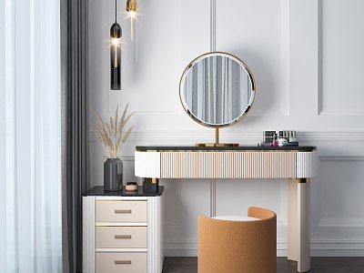 Light Luxury Dressing Table model