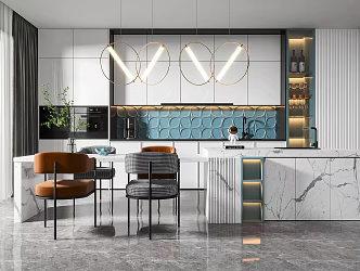 Modern Restaurant 3d model