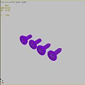Pad flat tail self-tapping screw national standard metric screw fastener fixing piece 3d model