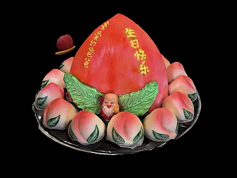 Longevity peach longevity peach fairy peach 3d model