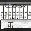 Modern Bar 3d model