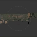 Military Camouflage Vehicle With Dual Wheels And Heavy Duty Army Design