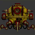 Robot Spider Robot Mecha Spider Science Fiction Spider Mechanical Spider Battery Spider Tower Defense 3d model