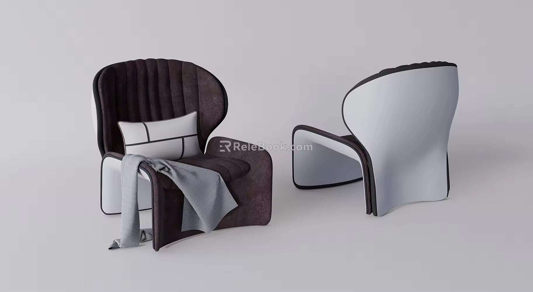 Modern single sofa 3d model