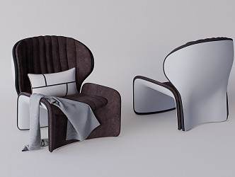 Modern single sofa 3d model