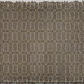 Square Beige Woven Rug With Neutral Geometric Pattern For Home Interior
